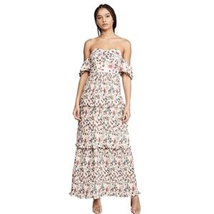 NWOT O.P.T x Free People Petal Dress In Red Floral
